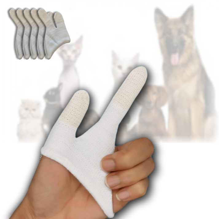 247Products 강아지 고양이 손가락칫솔