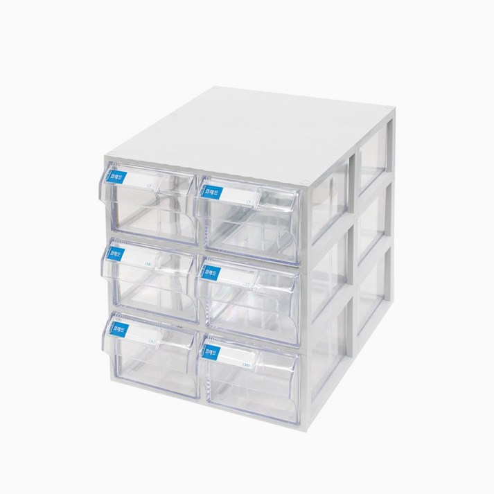 코메드 CMD-602멀티박스 6칸 투명서랍장