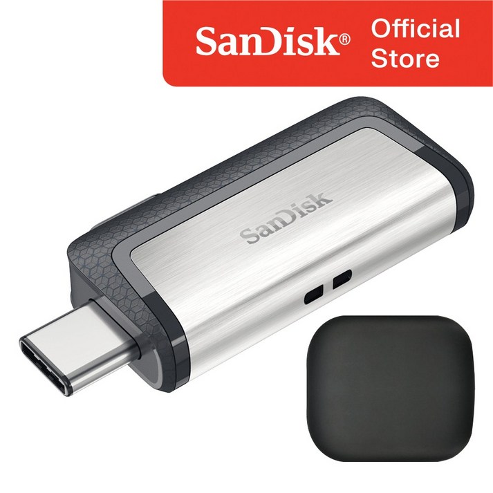샌디스크 울트라 듀얼 C타입 OTG USB 3.1 SDDDC2 / USB 보관 케이스, 128GB 20231202