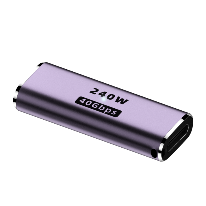 비잽 C타입 USB4 젠더 40G PD 240W 스팀덱 노트북 변환 연장, 1개, 27mm