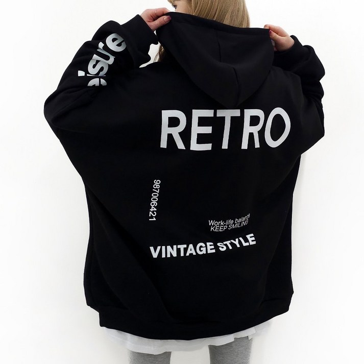 [6XL, 3COLOR] 라이프 빅사이즈 후드티 (기모ver.) 55~99까지 오버사이즈 남여공용 홈웨어 겨울 박스 후드