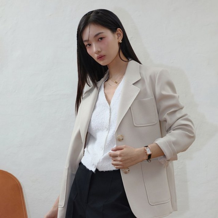 [백화점출고] 잇미샤 [25 S/S] 아웃 포켓 싱글 자켓 ITP2ZJK830