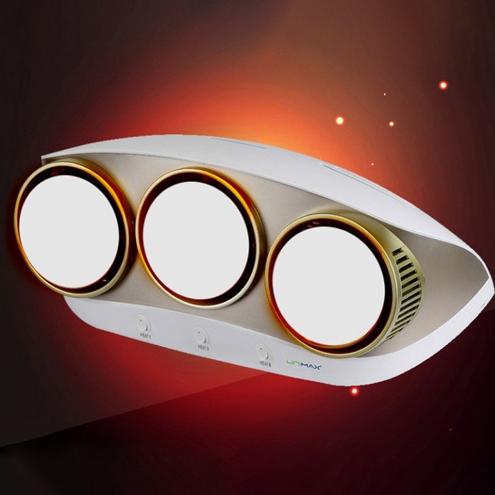 욕실 난방기 가정용 화장실 3구 히터 온열기 난로 UMH8033BS