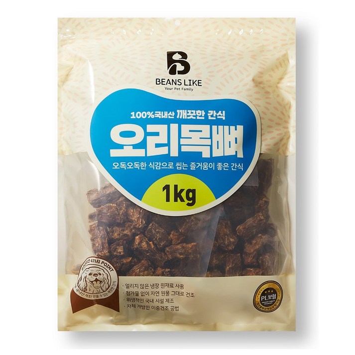 도그씨 빈즈라이크 오리 목뼈 2kg 1kgx2팩 대형견 간식, 2개, 상세 설명 참조, 1kg 도그씨 빈즈라이크 오리 목뼈 2kg 1kgx2팩 대형견 간식, 2개, 상세 설명 참조, 1kg