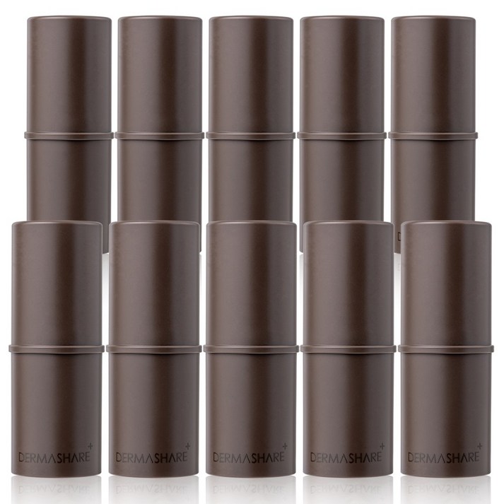 더마쉐어 비건 퍼퓸 밤 카모 브라운 고체향수 멀티스틱, 7g, 10개