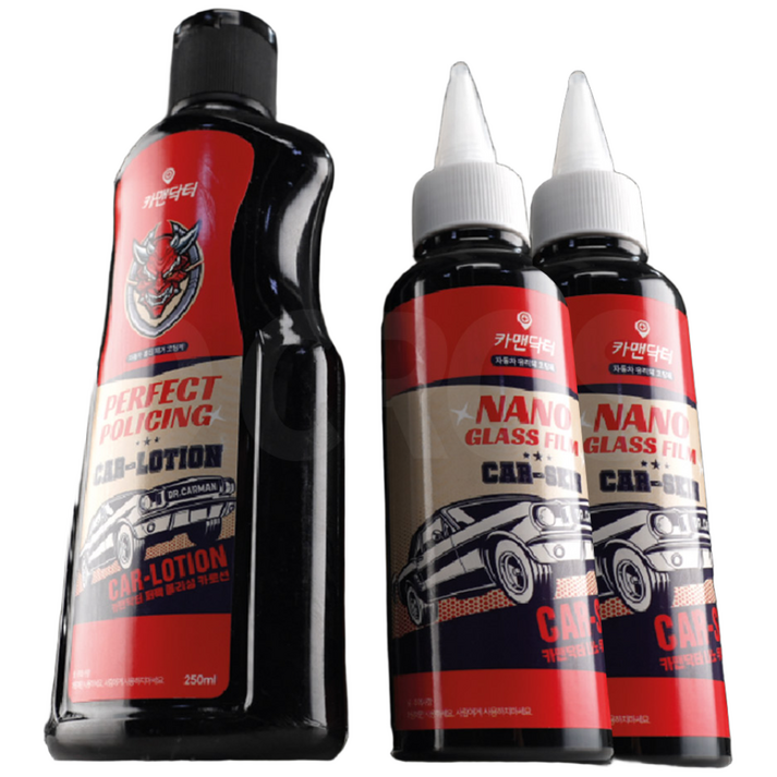 [인포벨]TV홈쇼핑정품 애드크로스 카맨닥터 나노 유리막 광택 코팅제 흠집제거 스크래치제거 왁스 코팅제