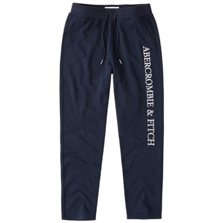 (뉴욕1) 무배/아베크롬비 남자 NEW 케쥬얼룩 로고 기모 긴바지(6) 네이비/헤더 그레이