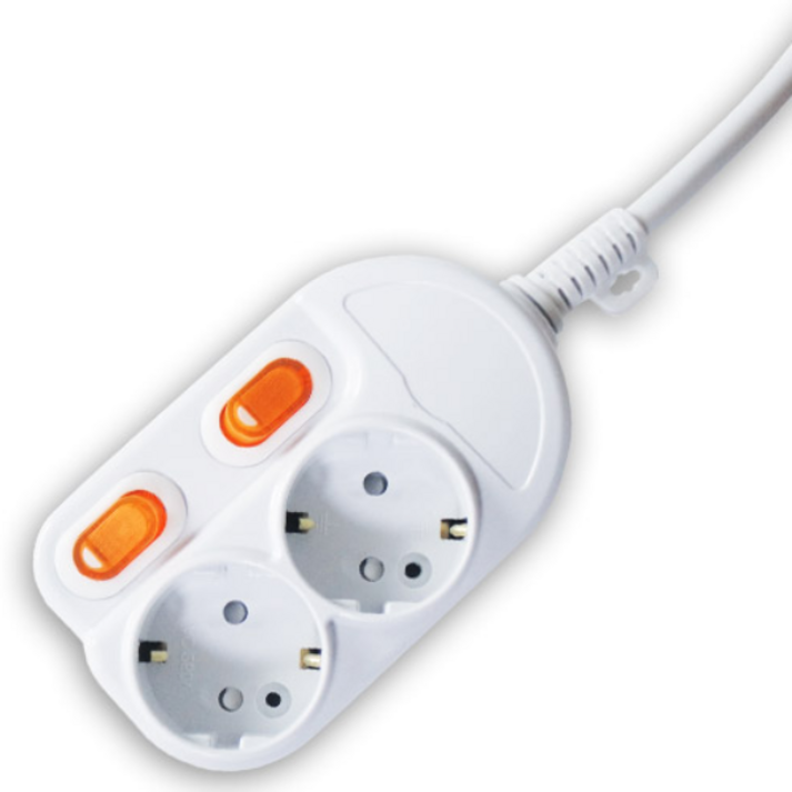 국산 개별스위치 2구 멀티탭 1.5m 3m 5m 2구 콘센트 국산, 개별스위치2구, MG2A1.5m