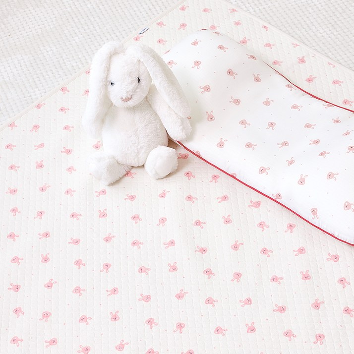 라비킷 유아용 논슬립 순면 방수패드, 리틀래빗, 1개