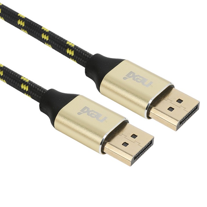넥시 4K DP to DP 1.2V 케이블 파인골드, 1개, 2m 넥시 4K DP to DP 1.2V 케이블 파인골드, 1개, 2m