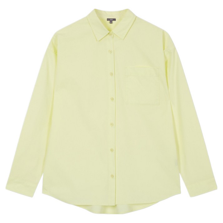 JAJU 여성용 탄탄 사각사각 세미 루즈핏 셔츠