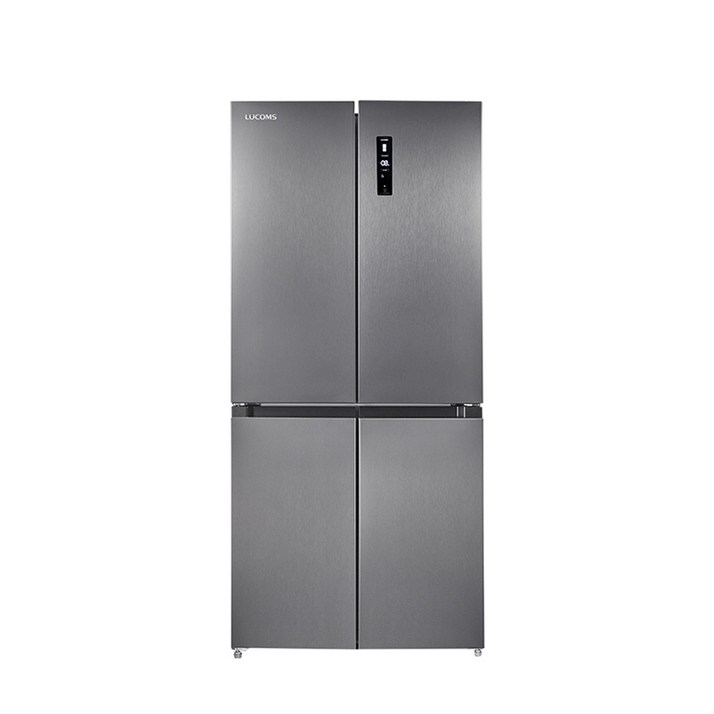 루컴즈 양문형냉장고 방문설치, 메탈 실버, R48K01-S