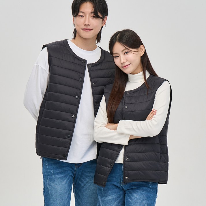 브라운스튜디오 경량 패딩 조끼 BSV01