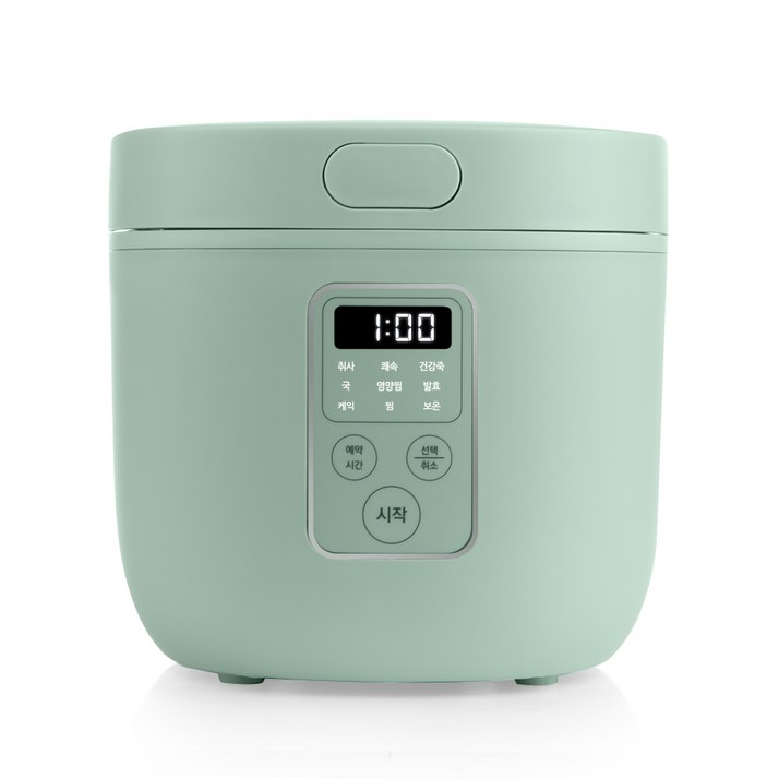 제벤 디지털 마카롱 밥솥 2~3인용, EURO-RM300K, 민트
