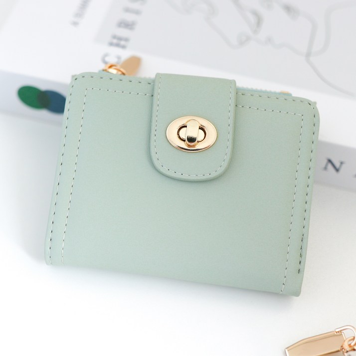 오르베인 금장 버클 반지갑 학생 지갑