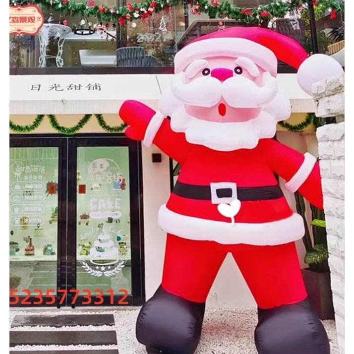 벽타는 산타 대형 산타 풍선 에어산타 애드벌룬 크리스마스 장식
