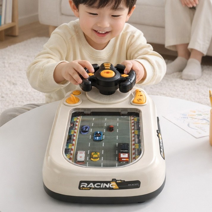 토요요 레이싱 게임 핸들 콘솔 장난감 자동차 보드게임 미니카 장난감S-D1