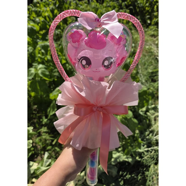 캐릭터 하트봉  졸업 연주회 재롱잔치 풍선 졸업식 유치원 발표회 콩쿨 아크릴 산리오 티니핑 피카츄 하츄핑 말랑핑 응원봉