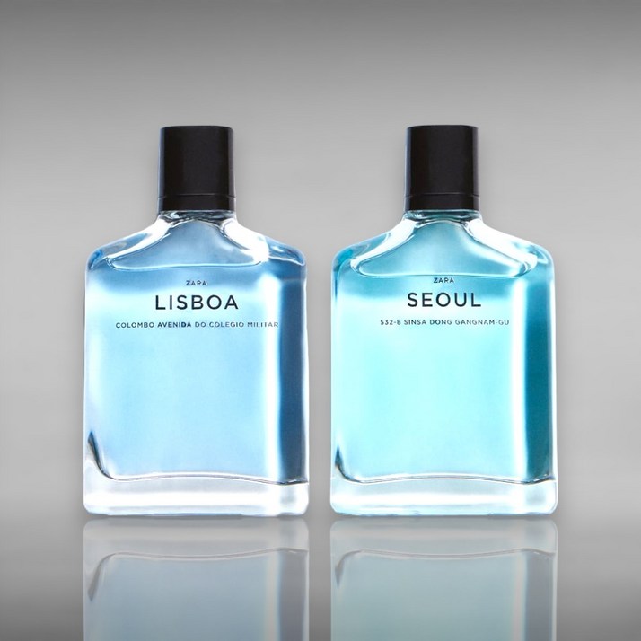 자라 ZARA 남자 향수 SEOUL 100ML  LISBOA 100ML247830