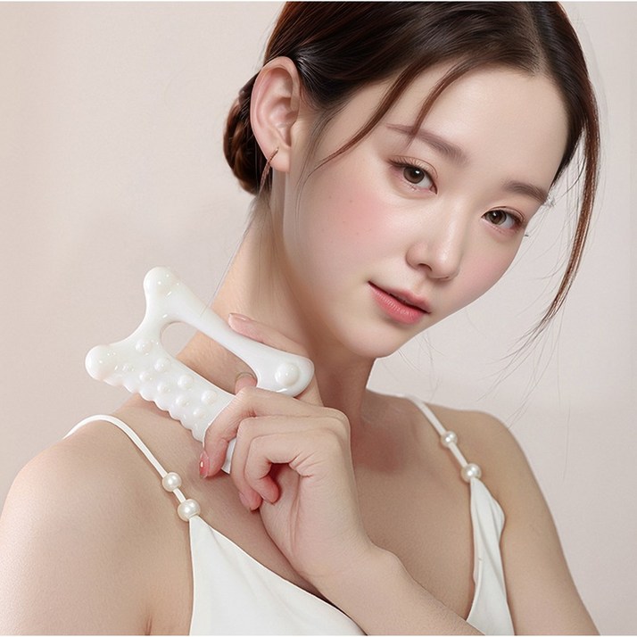 마켓더하기 얼굴 승모근 팔뚝 바디 괄사 마사지기