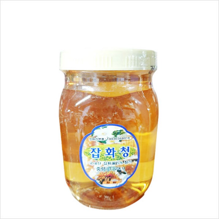 잡화청 청림 잡화청 1.2kg 잡화꿀 꿀, 1개