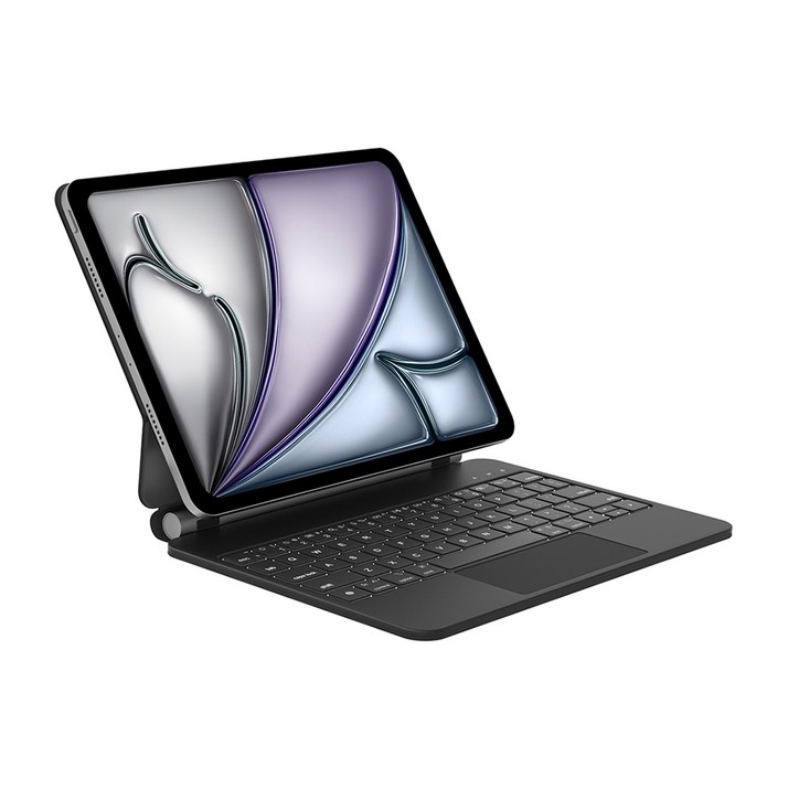 니케 Magkeys 아이패드 매직 키보드 케이스, 블랙(한국어)