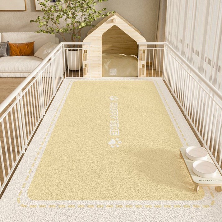 강아지 매트 미끄럼방지 푸우형매트 논슬립 반려견 방수매트