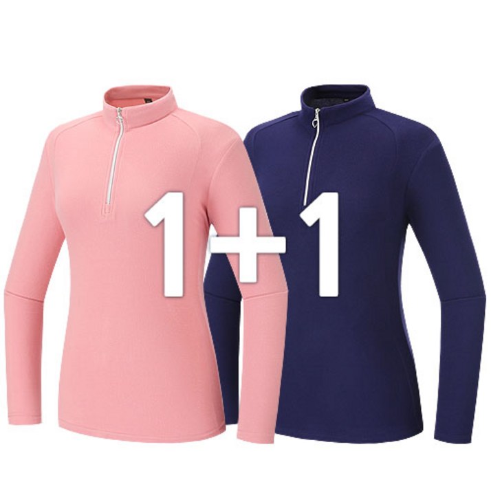 11 여자 플리스 등산 티셔츠 Q02 기모 집업티셔츠 후리스 등산 파크 골프웨어