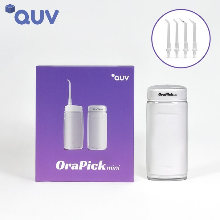 오라픽 미니 구강세정기 휴대용 여행용 물치실 칫솔 워터칫솔