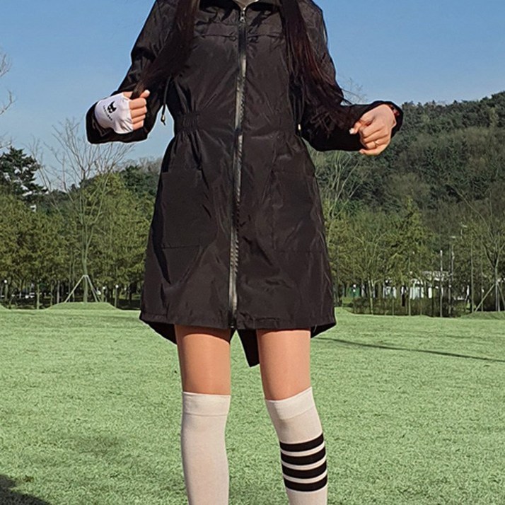 골프우의 여성골프웨어 우비 비옷 기능성 레인코트 바람막이 방수 자켓