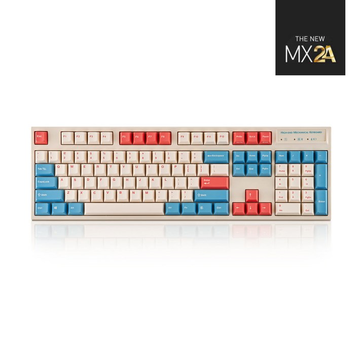 MX2A 레오폴드 900RBT PD 코랄 블루 유무선 풀사이즈 기계식 키보드 MX2A 레오폴드 900RBT PD 코랄 블루 유무선 풀사이즈 기계식 키보드