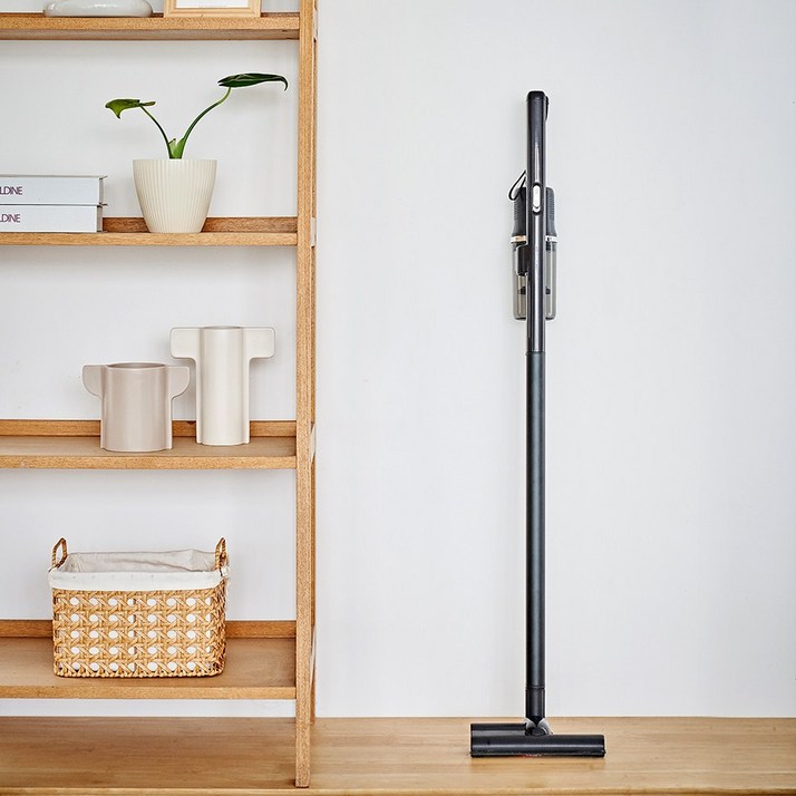 베스트하임 브리넥스 BLDC 듀얼모터 초경량 진공 무선 청소기, ESR-TPV08, 다크그레이