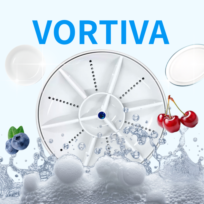 보르티바 미니 초음파세척기 식기 과일 야채 세척기 무타공 무설치