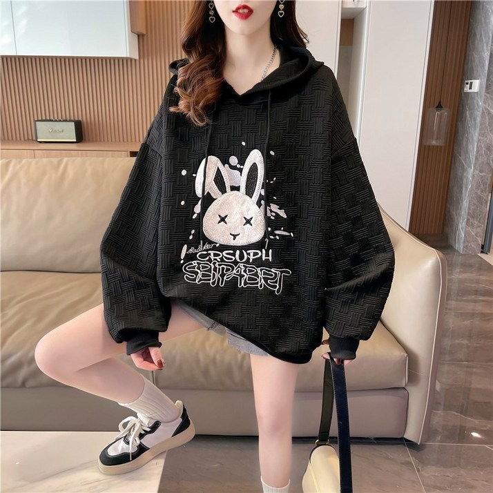 HOTLUX 여자맨투맨 여자후드티 봄맨투맨 KY402