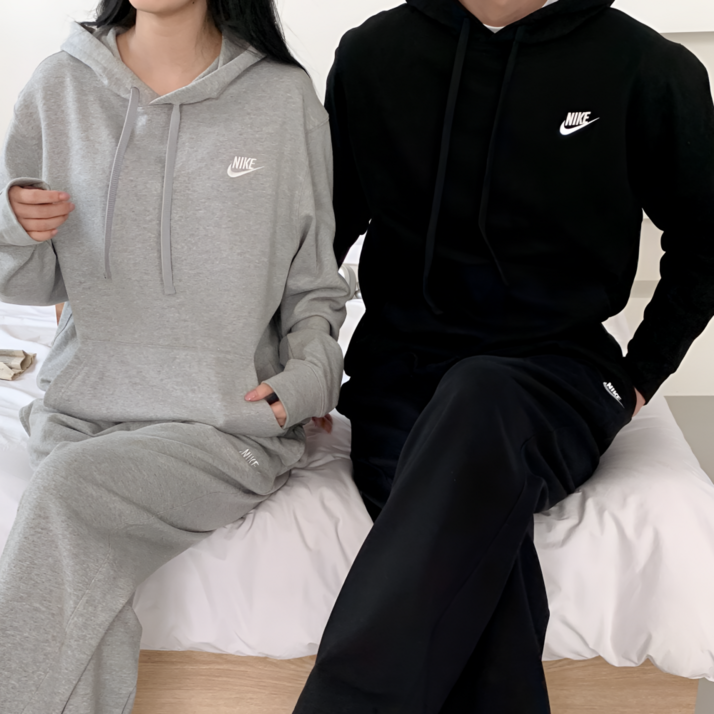 나이키 후드티 후드 티셔츠 맨투맨 남녀공용 커플 데일리
