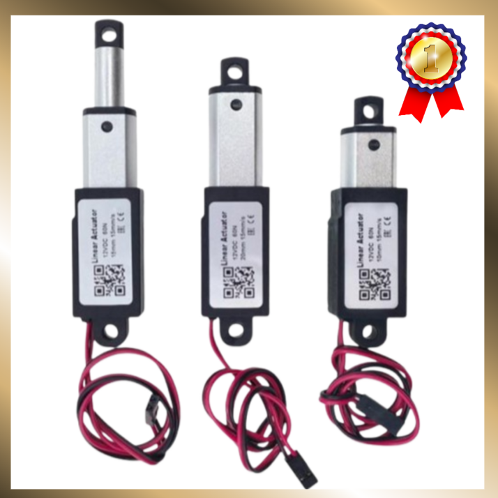 원격 제어용 마이크로 선형 액추에이터 모터 12V 선형 액추에이터 10mm 15mm 20mm 스트로크 로봇 홈 오토메이션 30 60 100 150N