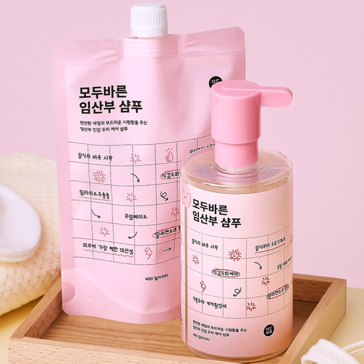 모두바른 임산부 샴푸, 1개, 800ml