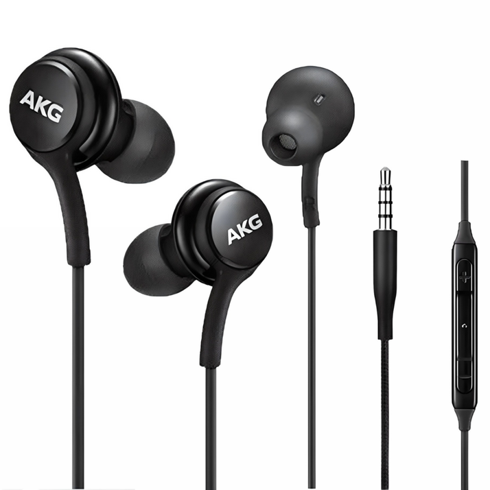홈방구삼성전용 3.5 단자 유선이어폰 정품 AKG 스마트폰 갤럭시 노트북 인강 게이밍 S8 S9 S10 노트8 노트9 아비스토 귀이개 구성품 포함, 블랙
