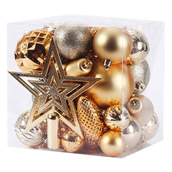 뉴라인 성탄 크리스마스 트리 볼 장식 오너먼트 45p