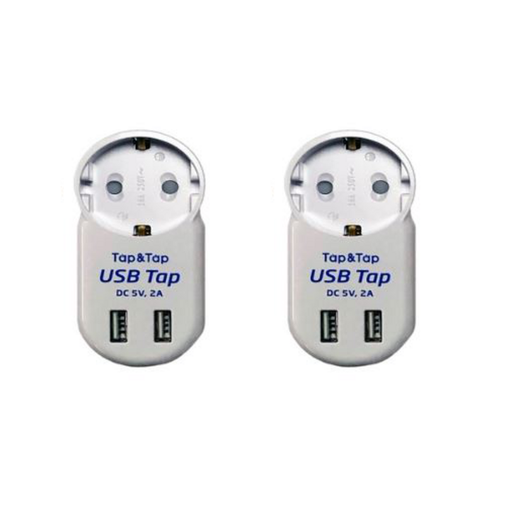 에코파워탭 탭앤탭 USB 2포트 멀티탭 1구 SGHN-11USB