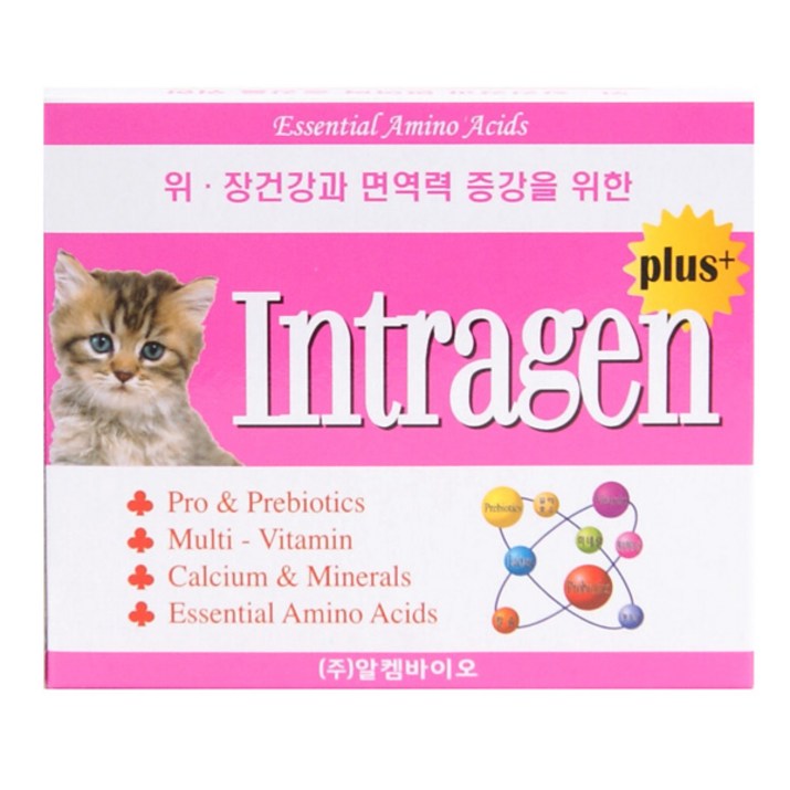 인트라젠 고양이유산균 변비약 영양제 30p 종합영양제 5050449023