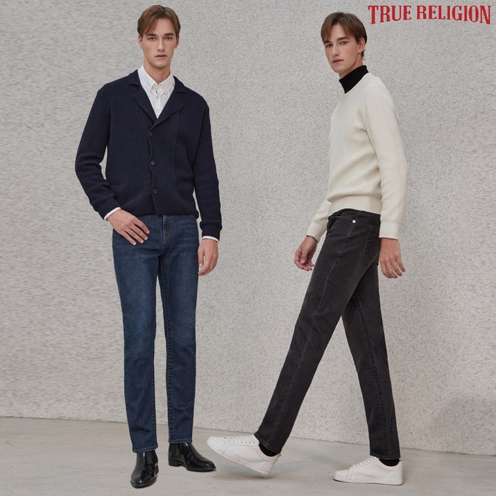 [트루릴리전] 남성 23FW 울기모 데님팬츠 2종세트, 2종세트