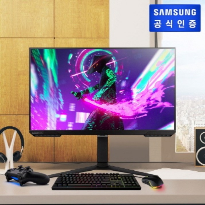 삼성전자 오디세이 G4 S27BG400 27인치 게이밍 모니터 IPS 프리싱크 지싱크 240Hz 1ms HDR10 피봇