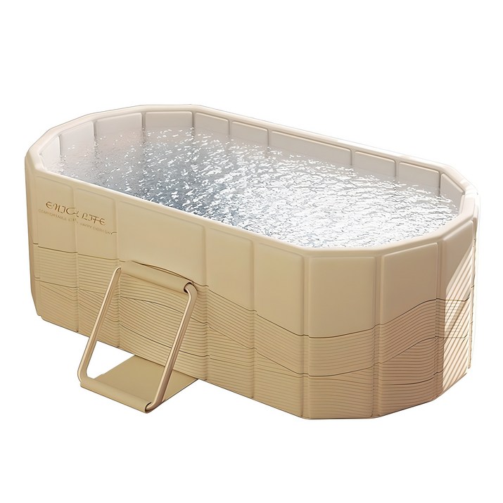 샵472 욕조 대형 접이식욕조 패널형 전신 간이 성인용 이동식 욕조