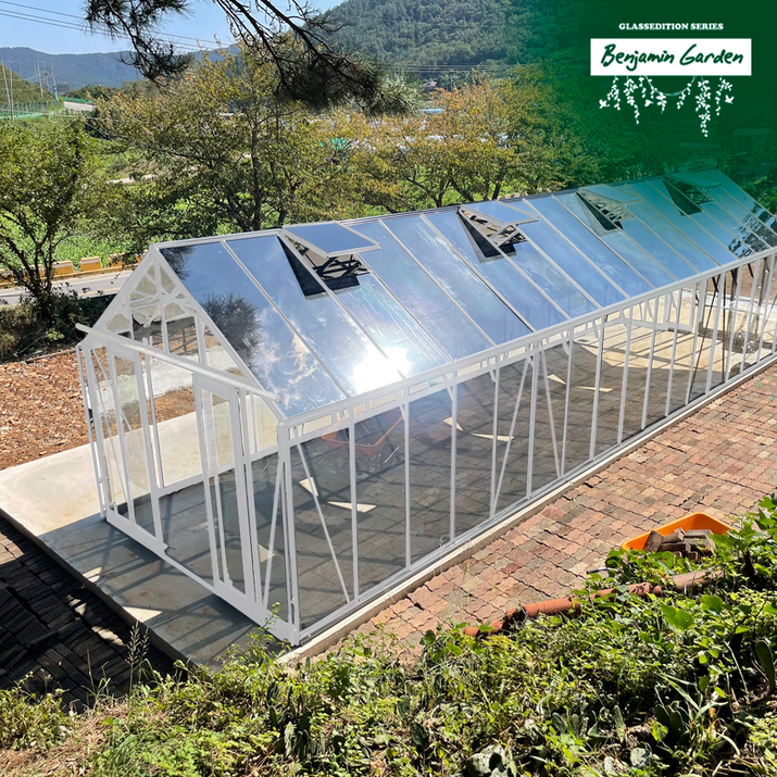 벤자민가든 조립식 유리온실 글래스에디션 G10 3x10.4m 10평형, 유리온실 기본구성