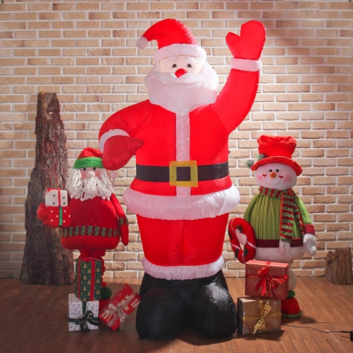 2m 대형 에어 산타 인형 성탄데코 크리스마스 벌룬 홍보 소품 시공 행사 이벤트 2335540161