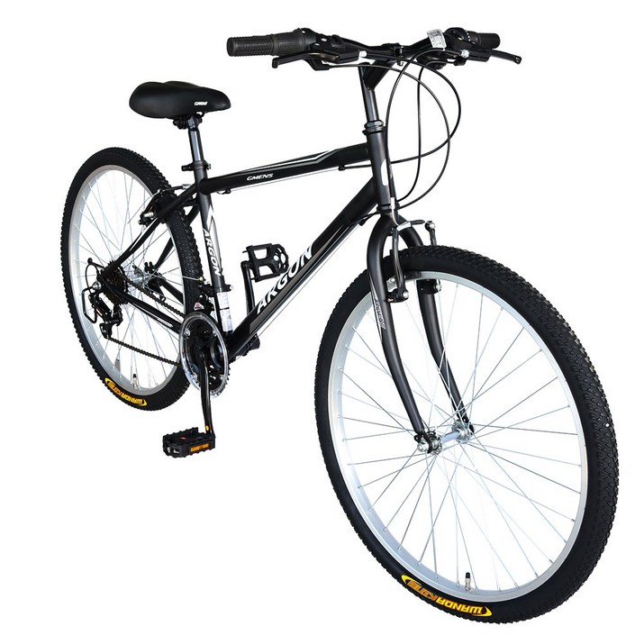 지멘스 자전거2025 신제품 입고 지멘스 아르곤 로빈 일상용 자전거 21 단변속 출퇴근용 학생용 MTB자전거 26인치 24인치, 아르곤26인치 매트블랙미조립 기본박스 발송, 1개, 170cm