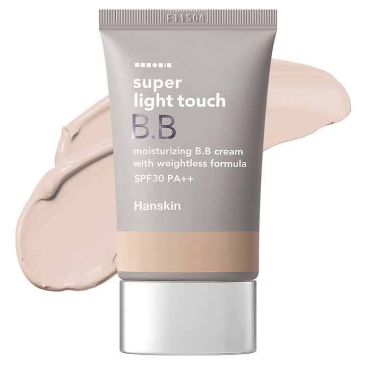한스킨 수퍼 라이트 터치 비비크림 SPF30 PA++, 단일 색상, 30g, 1개