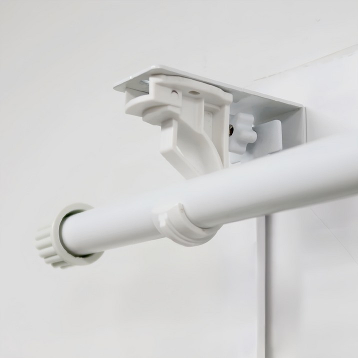 감성다는남자 안뚫어고리 봉브라켓 세트 9 x 7 cm, 화이트, 2세트