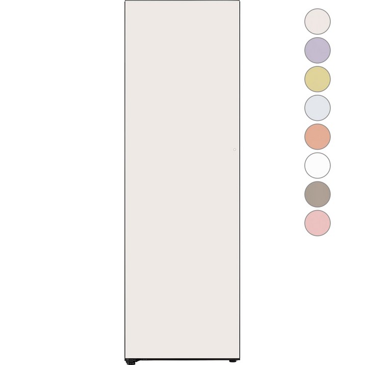 [색상선택형] LG전자 컨버터블 패키지 오브제컬렉션 냉동전용고 오토도어 Y322AA3S 글라스 우열림 방문설치